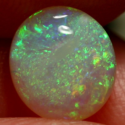 SOLID CRYSTAL OPAL Crispy bright lime greens